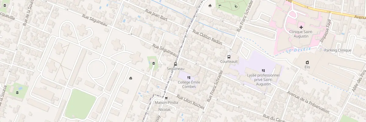 Plan du 62 Rue Paul Courteault à Bordeaux