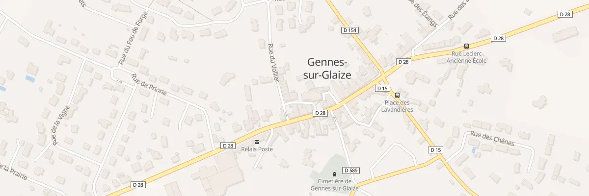 Plan du 6 Pl Sainte-opportune à Gennes-Longuefuye