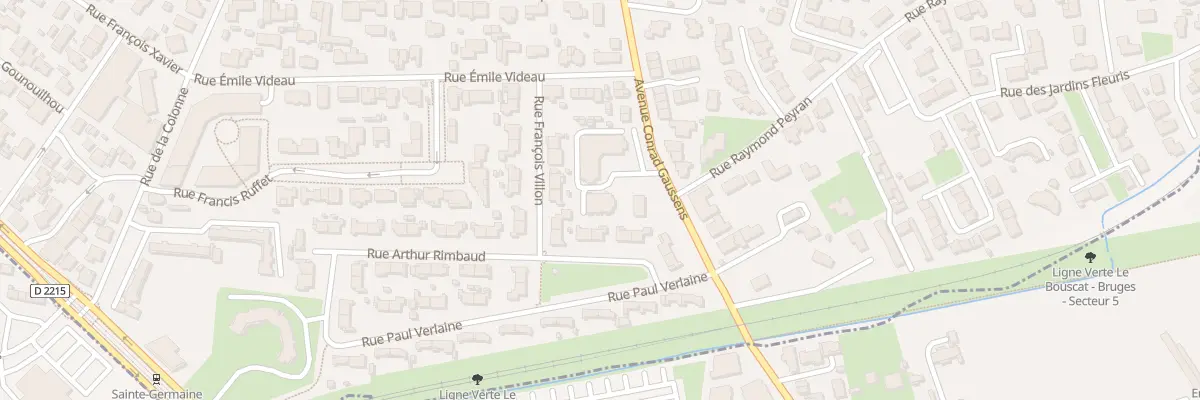 Plan du 87A Av Conrad Gaussens à Bruges
