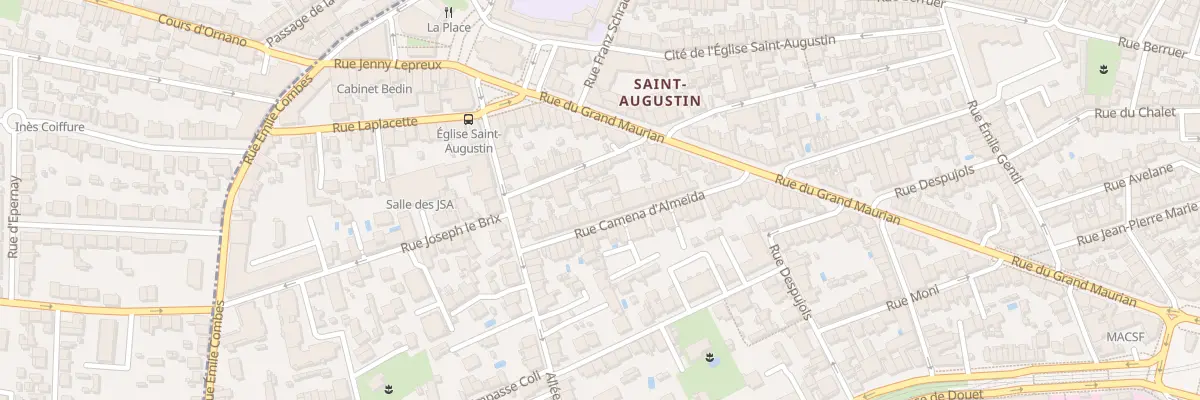 Plan du 79 Rue Camena d’Almeida à Bordeaux