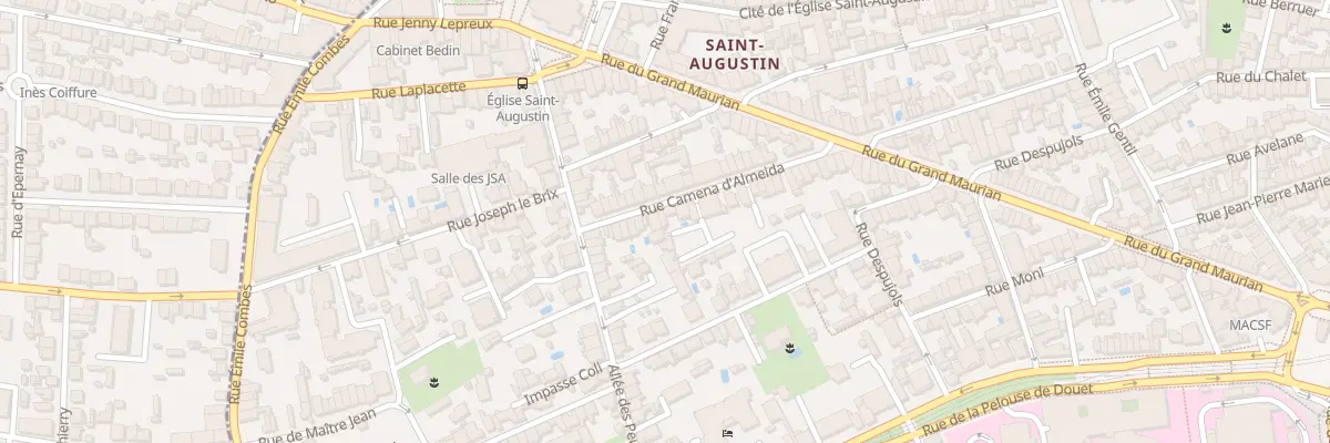 Plan du 90 Rue Camena d’Almeida à Bordeaux