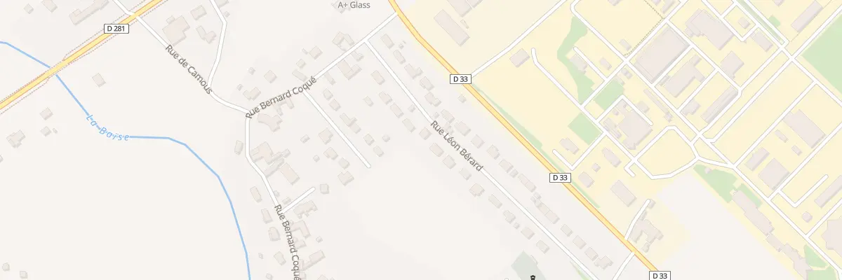 Plan du 21 Rue Leon Berard à Mourenx