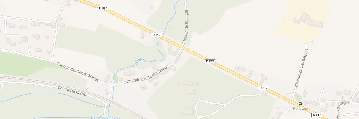 Plan du 9215 Rte Départementale 817 à Lacq