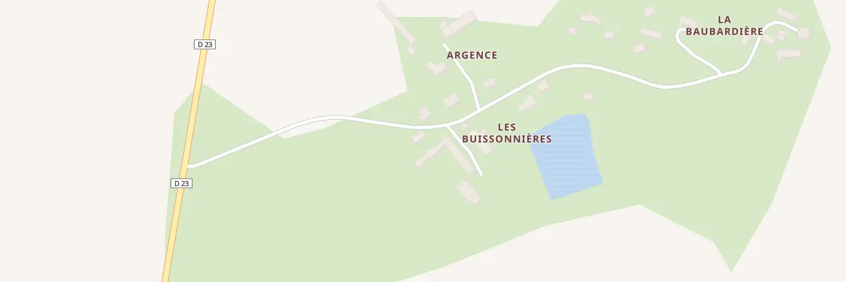 Plan du 4 Les Poissonnieres à La Haie-Traversaine
