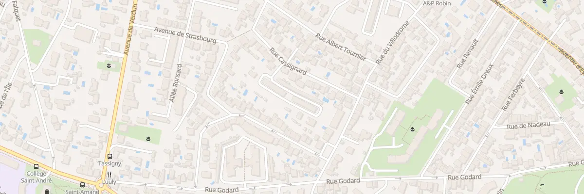 Plan du 56 Rue du Vélodrome à Bordeaux