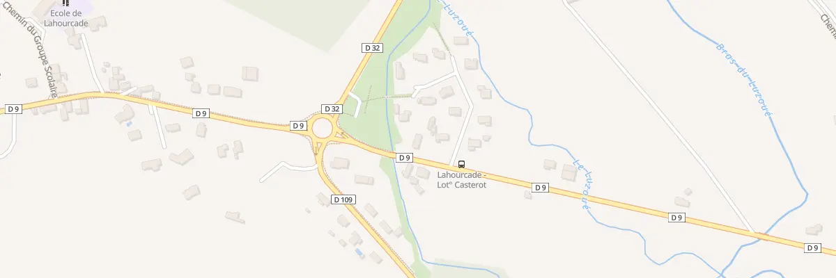 Plan du 61 Rte de Monein à Lahourcade