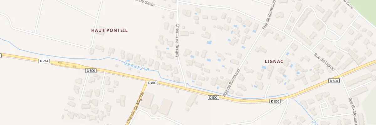 Plan du 6B Che du Bergey à Léognan