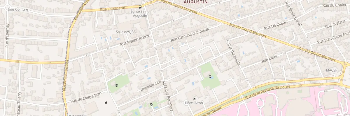 Plan du 40 All des Peupliers à Bordeaux