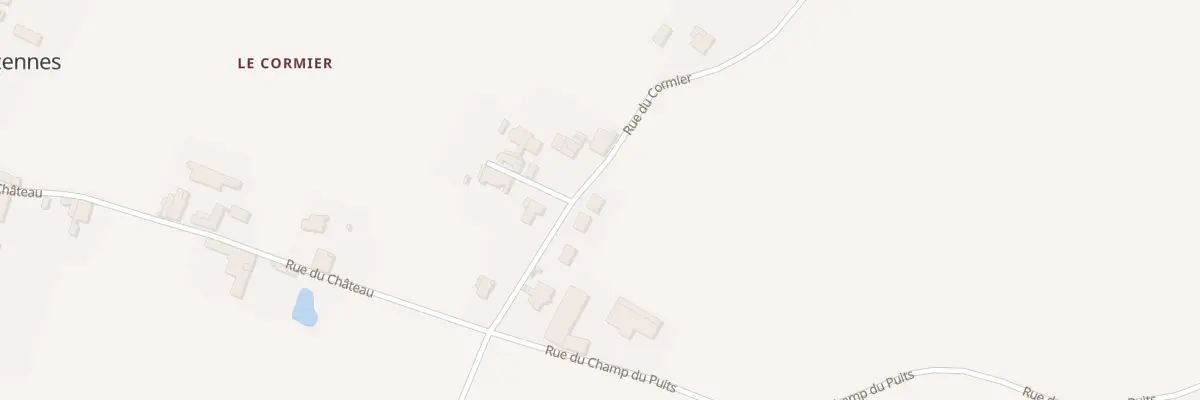 Plan du 8 Rue du Cormier à Jazennes