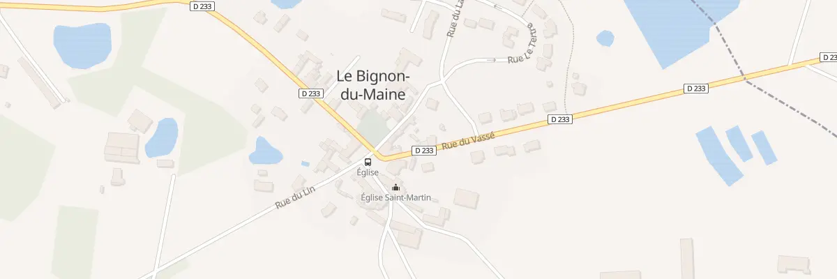 Plan du 6 Rue du Vassé au Bignon-du-Maine