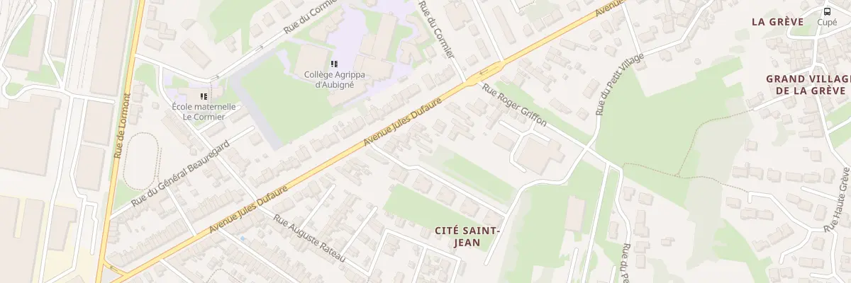 Plan du 108 Av Jules Dufaure à Saintes
