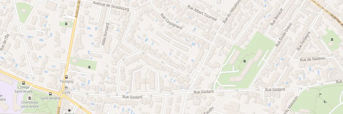Plan du 54 Rue Petit Parc à Bordeaux