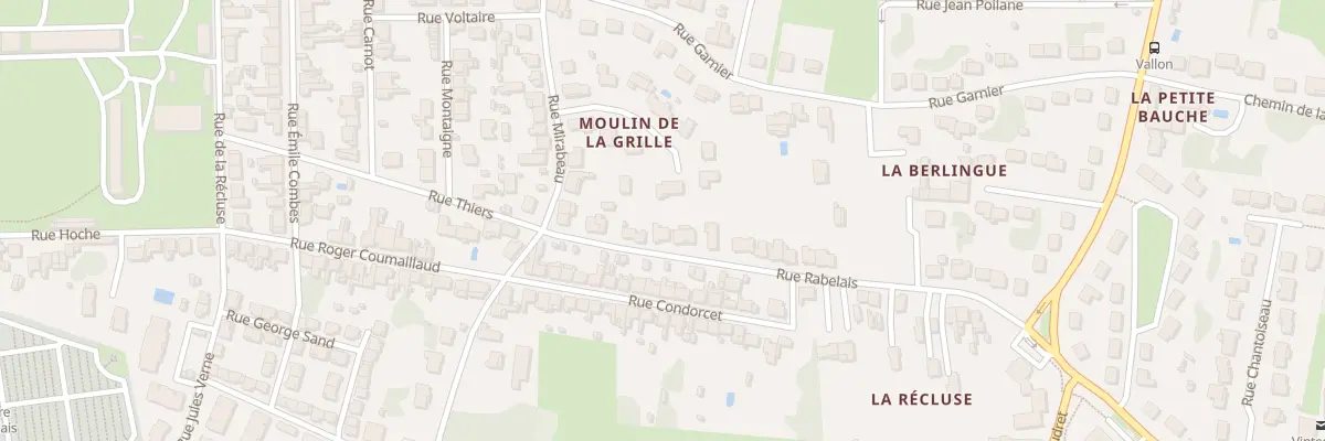 Plan du 9 Rue Rabelais à Saintes