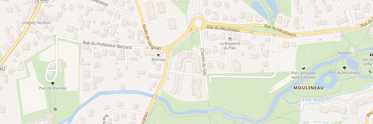 Plan du 20 Rte de Léognan à Gradignan