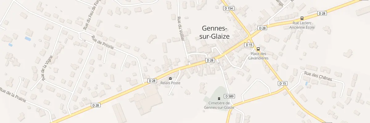 Plan du 31 Rue Division Leclerc à Gennes-Longuefuye