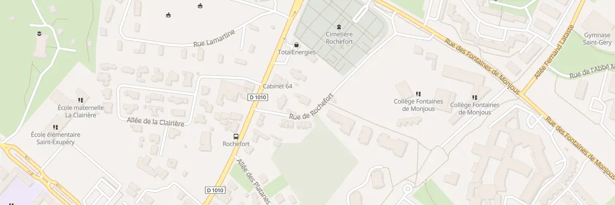 Plan du 4 Rue de Rochefort à Gradignan