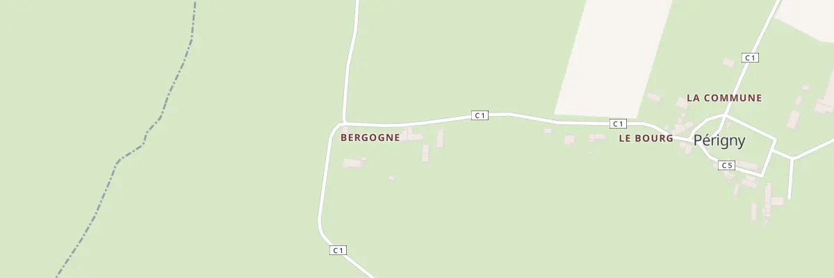 Plan du 5024A Bergogne à Périgny