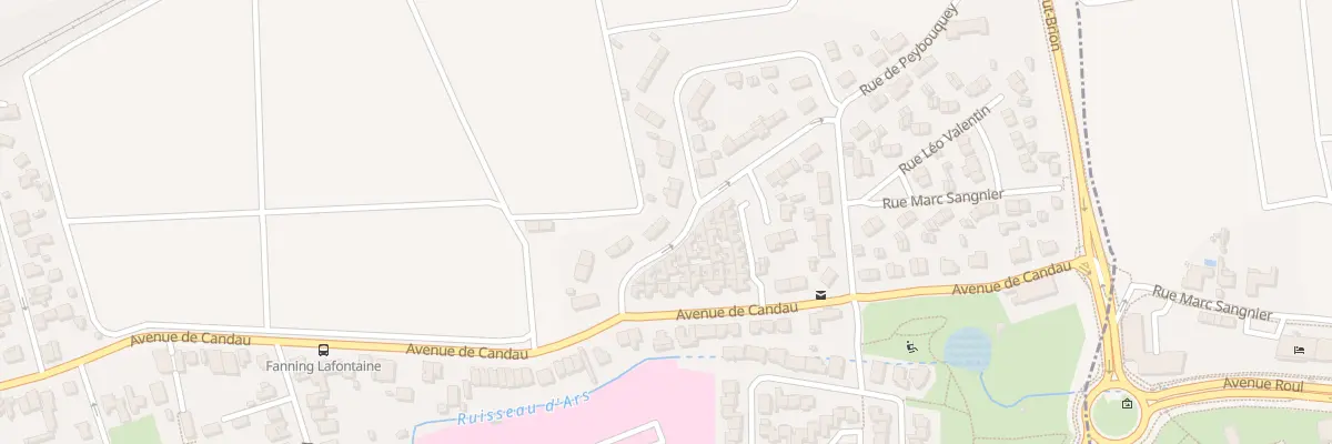 Plan du 14 Rue du Cdt Lherminier à Pessac