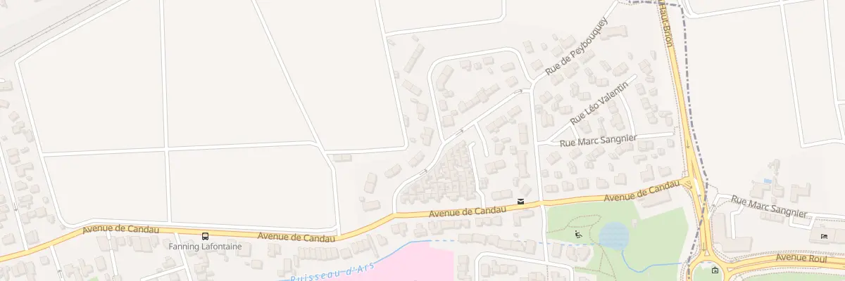 Plan du 16 Rue du Cdt Lherminier à Pessac