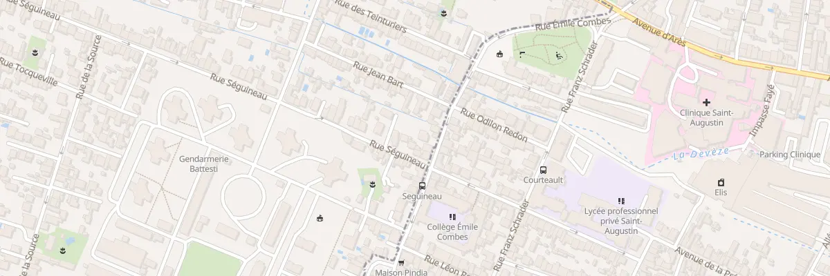 Plan du 124 Rue Seguineau à Mérignac