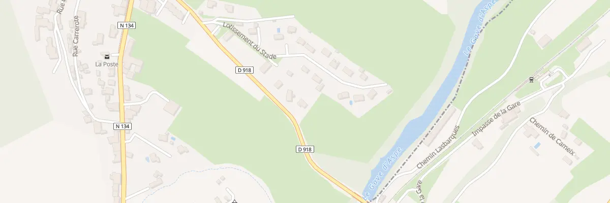 Plan du 346 Rte des Thermes à Asasp-Arros