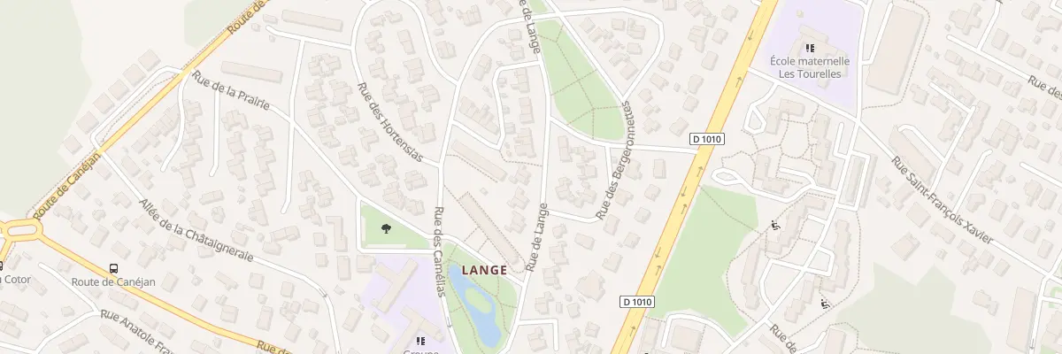 Plan du 16 Rue de Lange à Gradignan