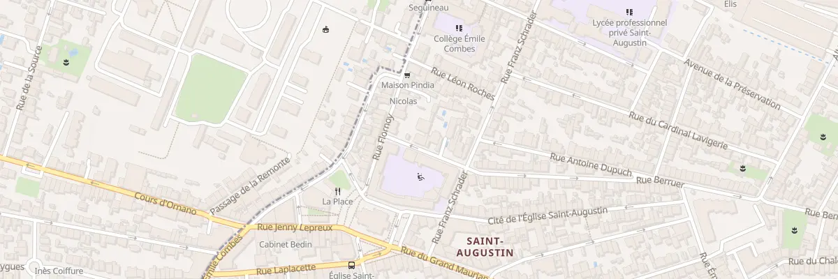 Plan du 201 Rue Berruer à Bordeaux