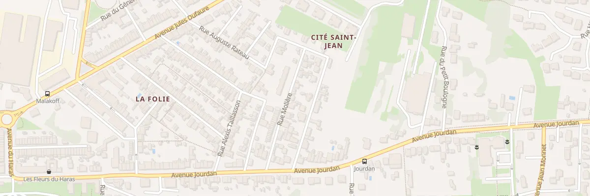 Plan du 10 Rue Molière à Saintes
