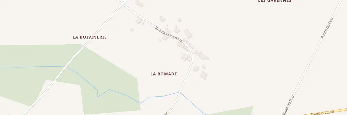 Plan du 21 Rue de la Romade à Bois