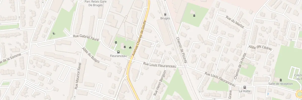 Plan du 145 Av Charles de Gaulle à Bruges