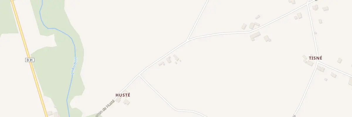 Plan du 450 Che de Huste à Hagetaubin