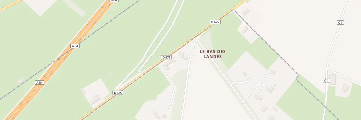 Plan du 3 Le Bas des Landes à Parfouru-sur-Odon