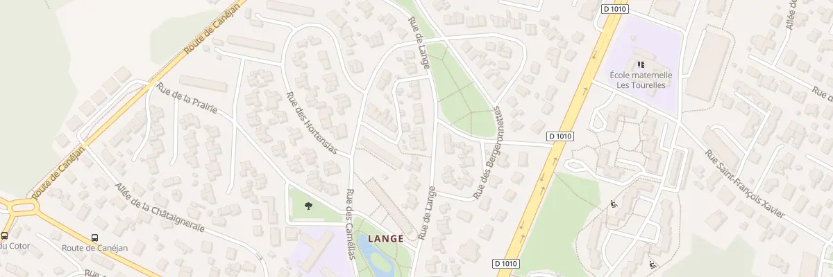 Plan du 20 Rue de Lange à Gradignan