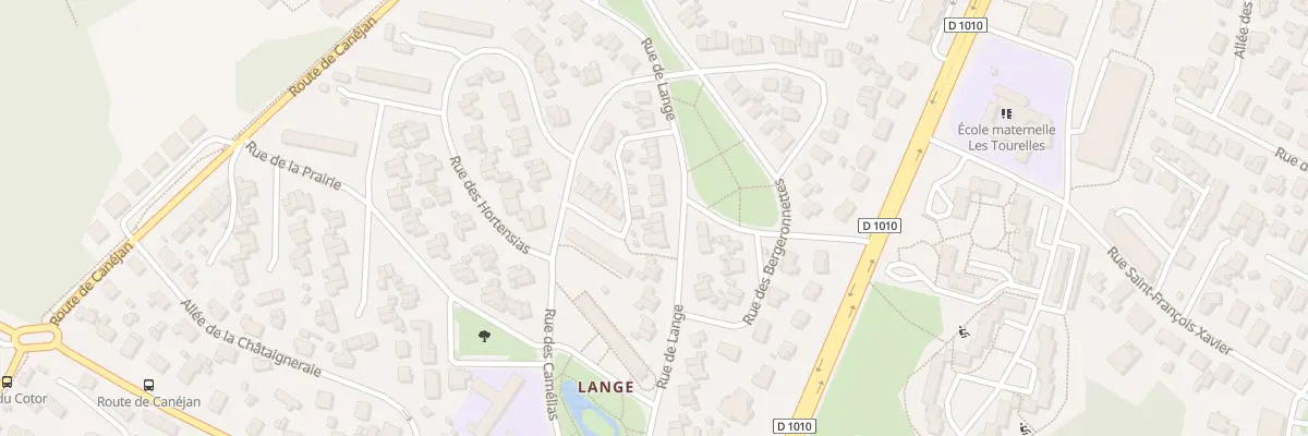 Plan du 22 Rue de Lange à Gradignan