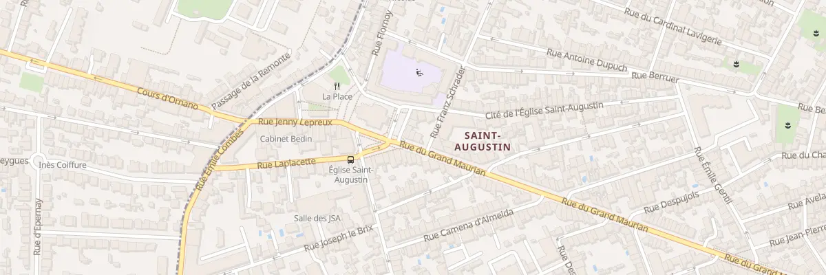 Plan du 121 Rue du Grand Maurian à Bordeaux
