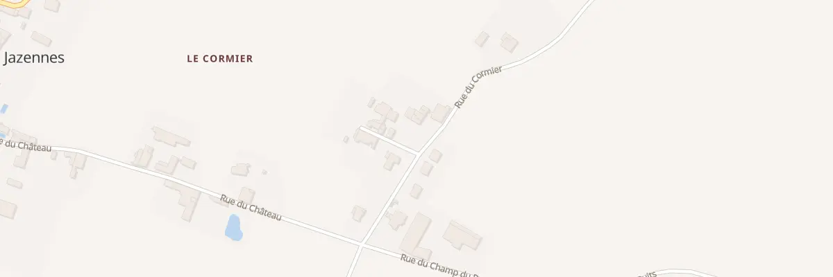 Plan du 5112 Le Cormier à Jazennes