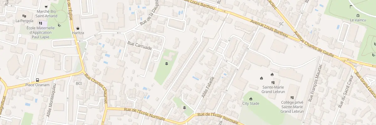 Plan du 171 Rue de l’École Normale à Bordeaux