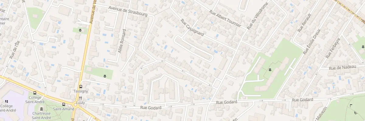 Plan du 48 Rue Petit Parc à Bordeaux