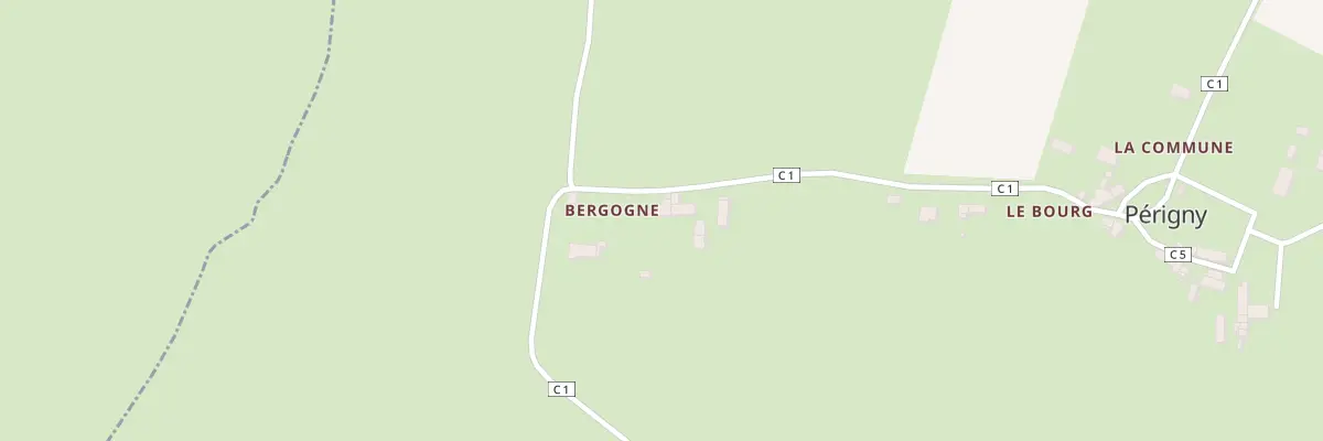 Plan du 5025 Bergogne à Périgny
