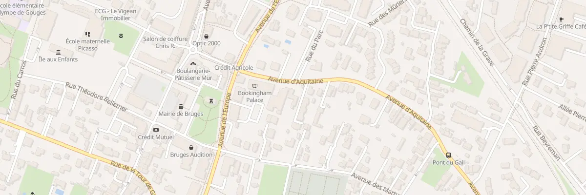 Plan du 19 Av d’Aquitaine à Bruges