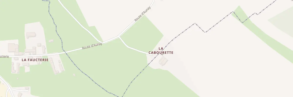 Plan du 2439 Rte d’Aunay à Courvaudon