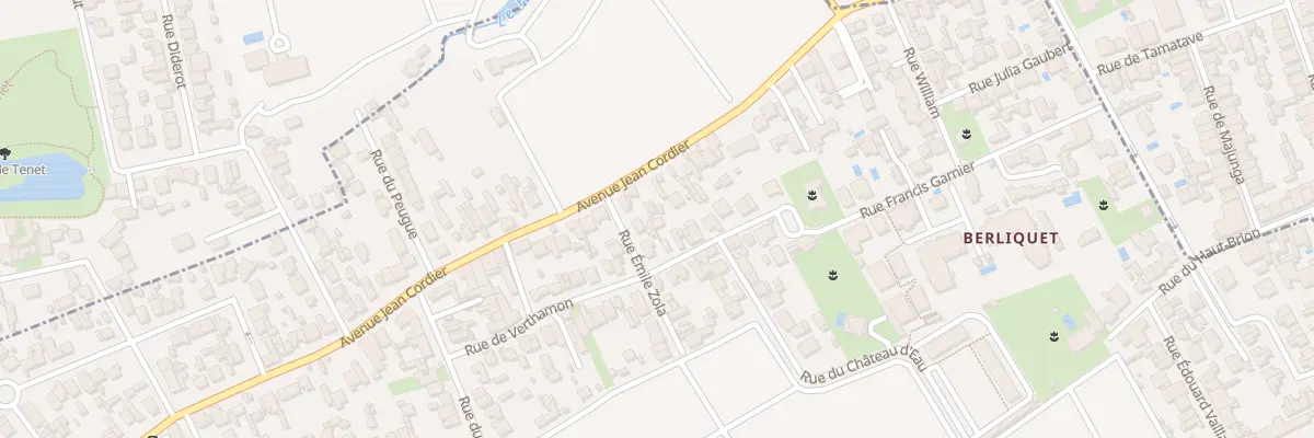 Plan du 25 Rue Verthamon à Pessac
