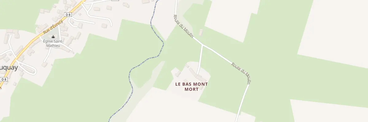 Plan du 945 Rte du Moulin - St Agnan à Malherbe-sur-Ajon