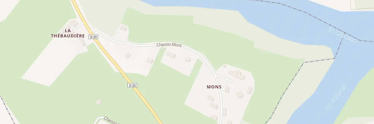 Plan du 7 Che Mons à Ambrières-les-Vallées