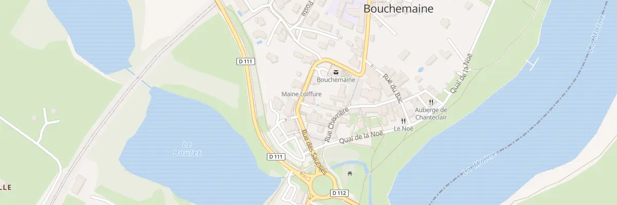 Plan du 2T Rue des Saulaies à Bouchemaine