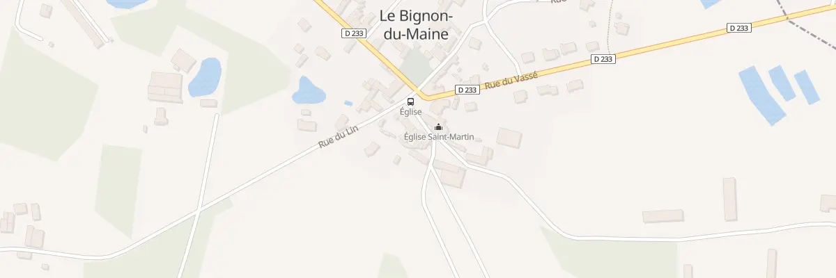 Plan du 5017 Le Bourg au Bignon-du-Maine