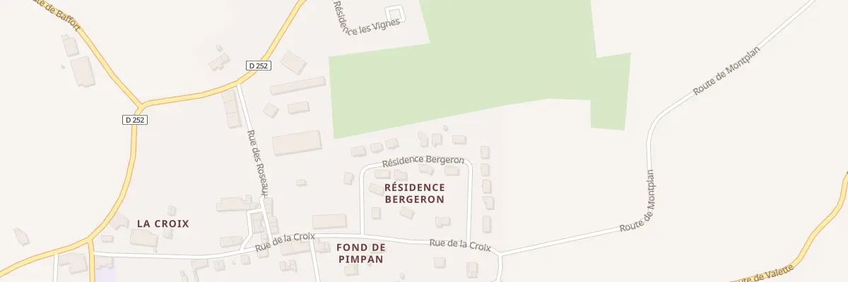 Plan du 157 Res Bergeron à Mazion