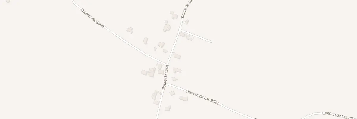 Plan du 13A Rte de Lacq / Audejos à Lacq
