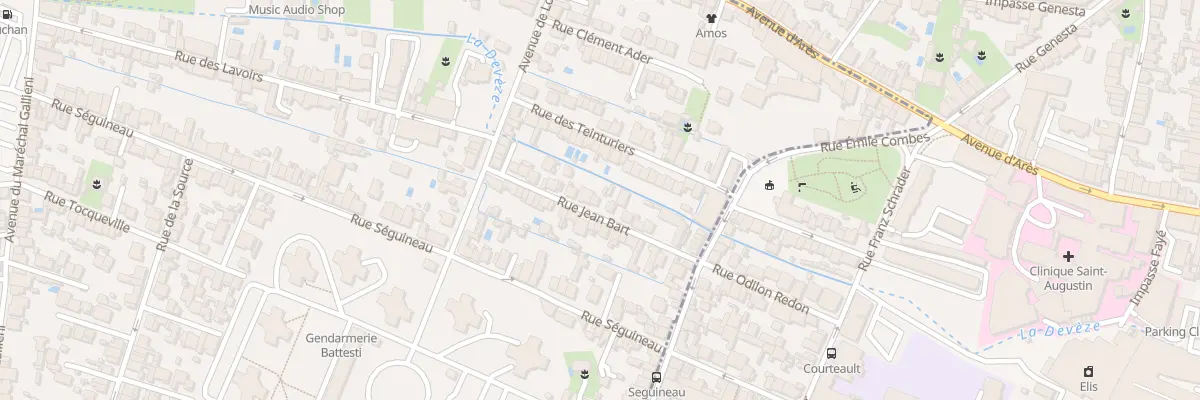 Plan du 15 Rue Jean Bart à Mérignac