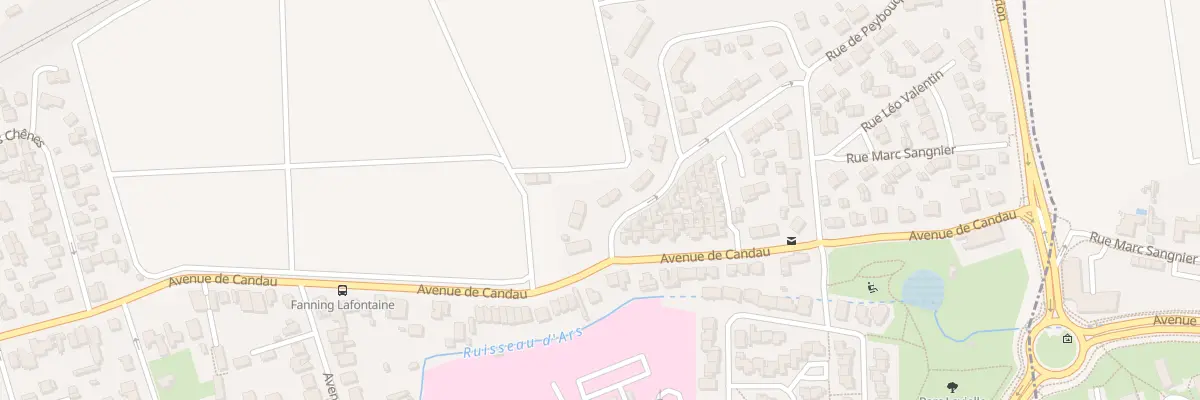 Plan du 8 Rue du Cdt Lherminier à Pessac